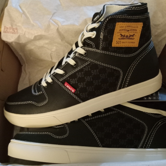 COPY - NWT NIB Mens Levi's 501 Mason Hi MNGRM Sz 10 - Picture 2 of 9